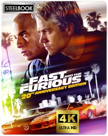 The Fast and the Furious (Szybcy i wściekli) (steelbook) [Blu-Ray 4K]+[Blu-Ray]
