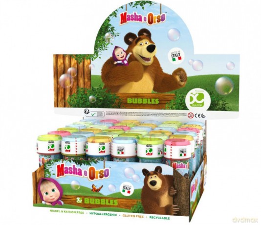 Bańki 60 ml - Masza i Niedźwiedź display 36 sztuk