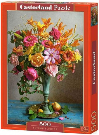 CASTORLAND 500 el. Jesienne kwiaty bukiet [PUZZLE]