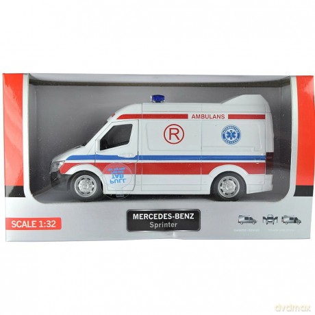 Model metalowy Mercedes Benz Sprinter 1:32 Pogotowie
