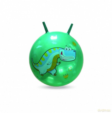 Piłka do skakania z rogami Dino 45 cm