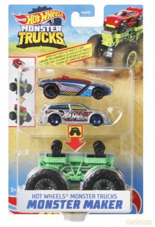 Pojazd Monster Truck Mix srebrny