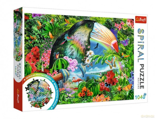 TREFL Spiral Tropikalne Zwierzęta [PUZZLE]