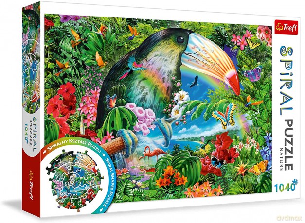 TREFL Spiral Tropikalne Zwierzęta [PUZZLE]