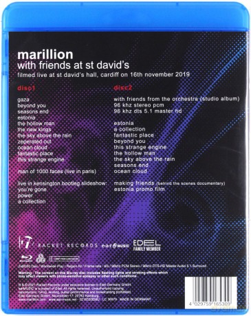 Marillion: With Friends at St. David's [2xBlu-Ray]