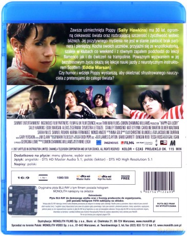 Happy-Go-Lucky, czyli co nas uszczęśliwia [Blu-Ray]