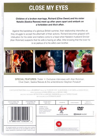 Close My Eyes (Z zamkniętymi oczami) [DVD]