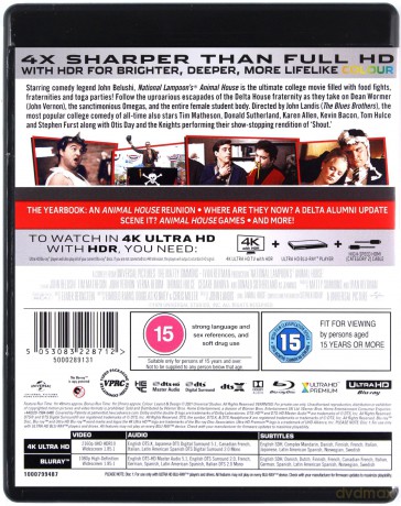 National Lampoon Animal House (Menażeria) [Blu-Ray 4K]+[Blu-Ray]