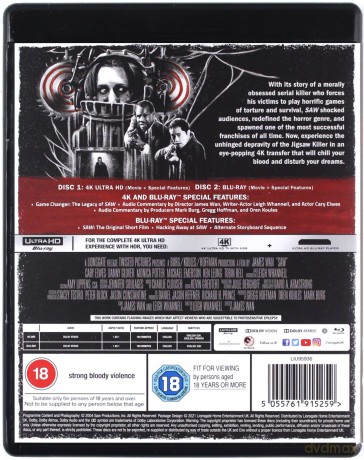 Saw (Piła) [Blu-Ray 4K]+[Blu-Ray]