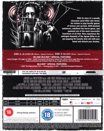 Saw (Piła) [Blu-Ray 4K]+[Blu-Ray]