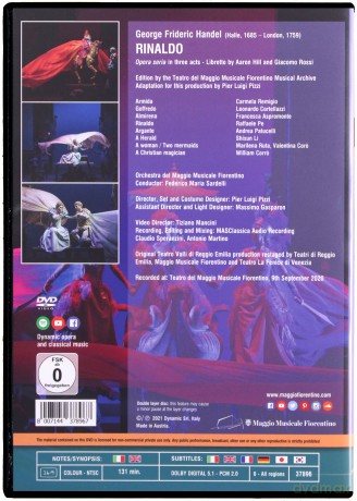 George Frideric Handel: Rinaldo [DVD]