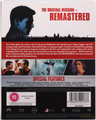 Mission Impossible 25th Anniversary Edition [Blu-Ray]