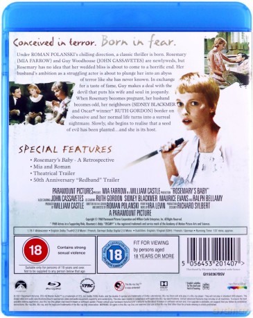 Rosemary's Baby (Dziecko Rosemary) [Blu-Ray]