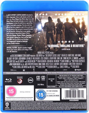Liga Sprawiedliwości Zacka Snydera [2xBlu-Ray]