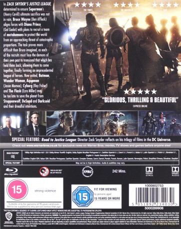 Liga Sprawiedliwości Zacka Snydera [2xBlu-Ray]