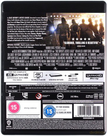 Liga Sprawiedliwości Zacka Snydera [2xBlu-Ray 4K]