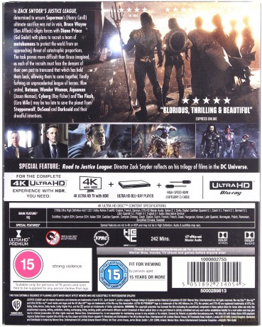 Liga Sprawiedliwości Zacka Snydera [2xBlu-Ray 4K]