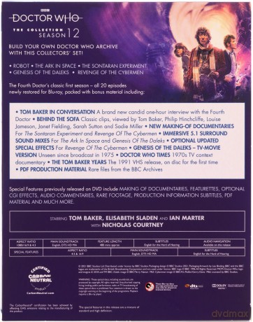 Doctor Who The Collection Season 12 [6xBlu-Ray]