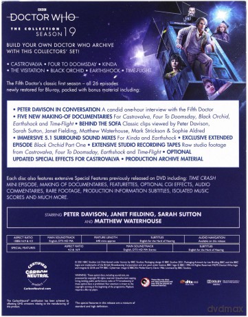 Doctor Who The Collection Season 19 [8xBlu-Ray]