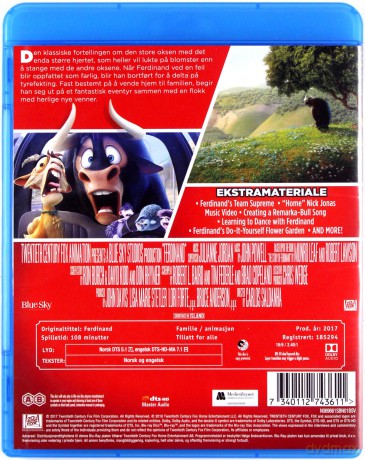 Ferdinand (Fernando) [Blu-Ray]