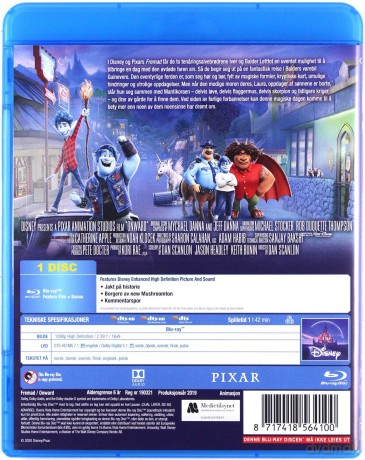 Naprzód (Disney) [Blu-Ray]