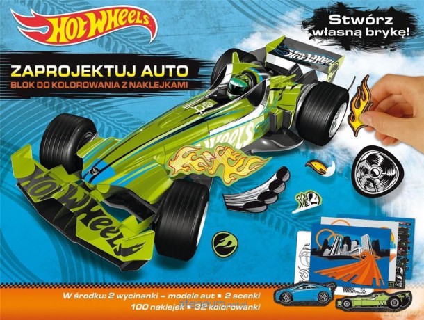 Hot Wheels Zaprojektuj auto [KSIĄŻKA]