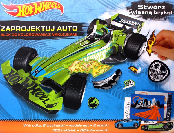 Hot Wheels Zaprojektuj auto [KSIĄŻKA]