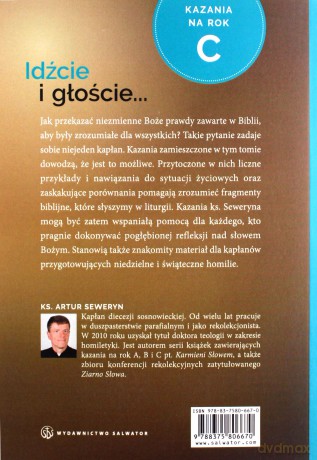 Idźcie i głoście. Kazania na rok C - Artur Seweryn [KSIĄŻKA]