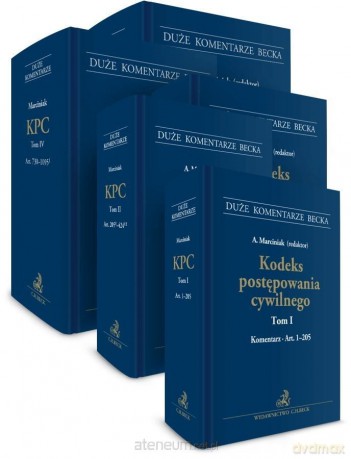 Kodeks postępowania cywilnego (Tom 1-5) Komentarz [KSIĄŻKA]