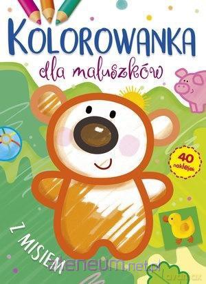 Kolorowanka dla maluszków z misiem [KSIĄŻKA]