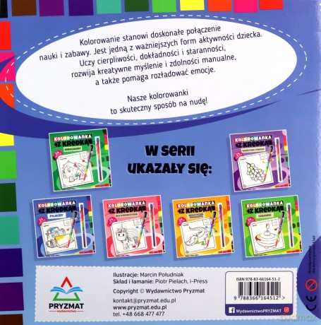 Kolorowanka z kredką. Pojazdy [KSIĄŻKA]