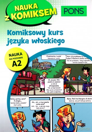 Komiksowy kurs języka włoskiego A2 [KSIĄŻKA]