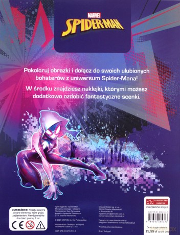 Księga kolorowanek. Marvel Spider-Man [KSIĄŻKA]