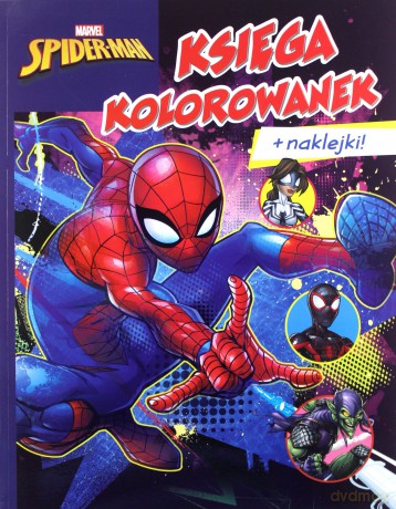 Księga kolorowanek. Marvel Spider-Man [KSIĄŻKA]