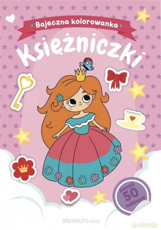 Księżniczki. Bajeczna kolorowanka - Natalia Berlik [KSIĄŻKA]