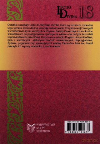 Lectio divina do listu do Rzymian 4 - Gargano Innocenzo [KSIĄŻKA]