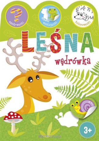 Leśna wędrówka. Zgadywanki, wyklejanki - Ewa Gorzkowska-Parnas [KSIĄŻKA]