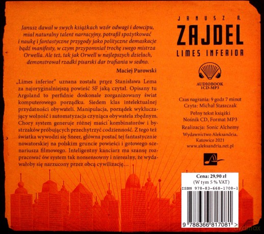 Limes Inferior - Janusz A. Zajdel [AUDIOBOOK]