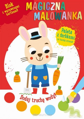 Magiczna malowanka z farbkami - Królik [KSIĄŻKA]