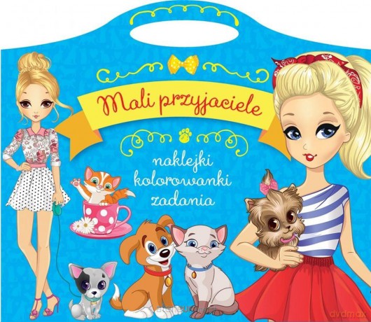 Mali przyjaciele. Naklejki kolorowanki zadania [KSIĄŻKA]