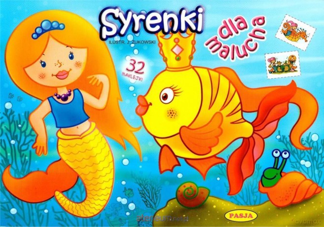 Malowanki dla malucha Syrenki [KSIĄŻKA]