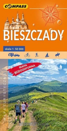 Mapa turystyczna Bieszczady 1:50 000