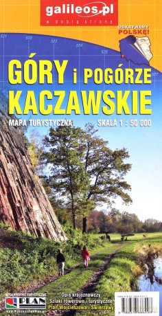 Mapa turystyczna Góry i Pogórze Kaczawskie 1:50000