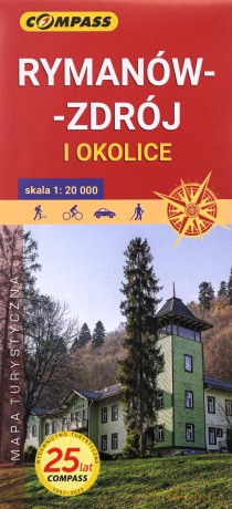 Mapa turystyczna Iwonicz-Zdrój, Rymanów... 1:20 000