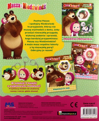 Masza i Niedźwiedź Zadania na medal. Prawdziwi.. [KSIĄŻKA]