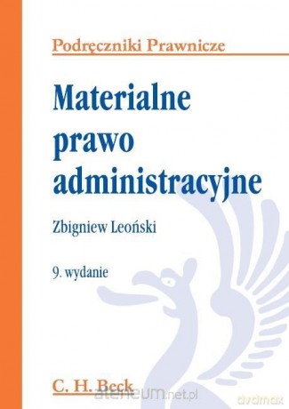 Materialne prawo administracyjne w.9 - Zbigniew Leoński [KSIĄŻKA]