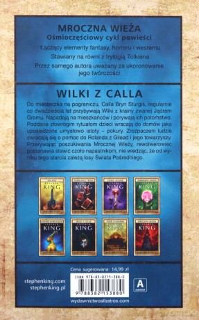 Mroczna Wieża (Tom 5) Wilki z Calla (pocket) - Stephen King [KSIĄŻKA]