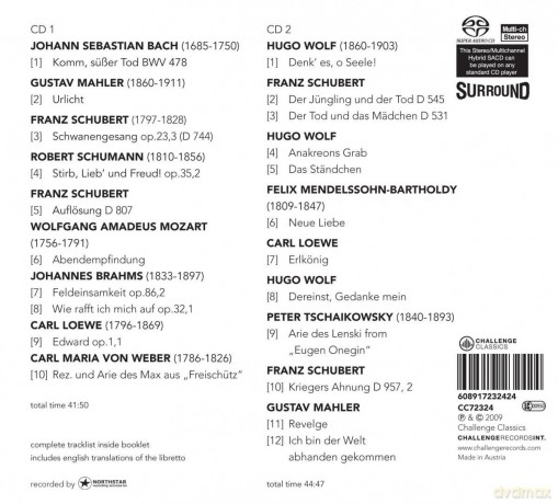 Christoph Prégardien, Michael Gees: Between Life And Death - Songs And Arias [2SACD]