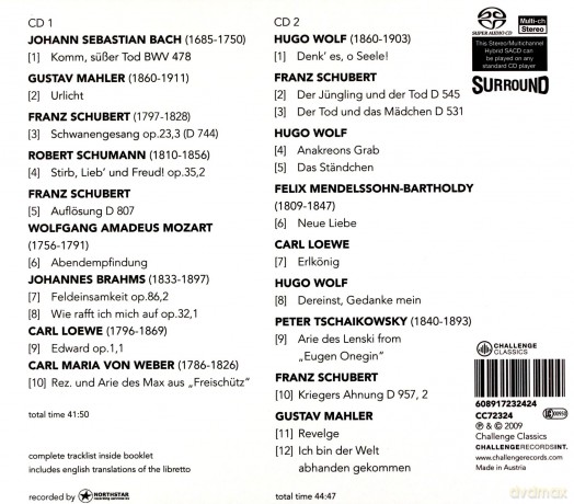 Christoph Prégardien, Michael Gees: Between Life And Death - Songs And Arias [2SACD]