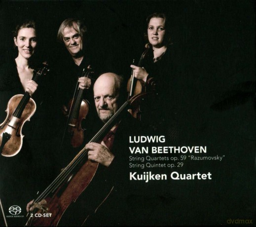 Kuijken Quartet: Ludwig van Beethoven: String Quartets op. 59, String Quintet op. 29 (Hybrid) [2SACD]
